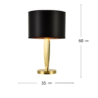 اضاءة ستاند ابجورة كلاسيك تصميم فريد وراقي - لون ا...