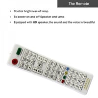 مكبر صوت للقرآن الكريم مع مصباح ليد بتقنية البلوتو...