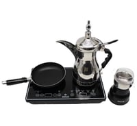 ماكينة تحضير القهوة دلة الخليج 3 في 1 مع مطحنة قهو...