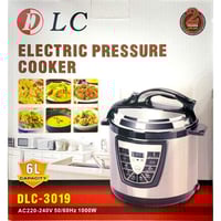 قدر ضغط كهربائي من دي ال سي - سعة 6 لتر - 1000 واط