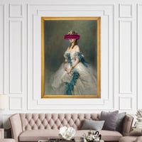 لوحة جدارية كنفاس مطبوعة وديكور فن معاصر