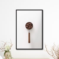 لوحة جدارية كنفاس مطبوعة - وقت القهوة