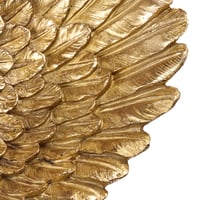 جناحان صغيران باللون الذهبي من العاج الصناعي - وضع...