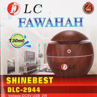 فواحة بإضاءة ملونة من دي ال سي - سعة 130 مل