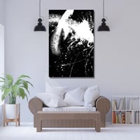 لوحة جدارية مطبوعة على لوح خشب MDF بنقش الفن التجر...