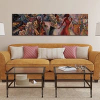 لوحة جدارية - كانفس للفنان ROMAN NOGIN الفرقة موسي...