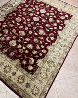 سجادة كشميري مصنوع من الحرير والصوف الطبيعي | مقاس...