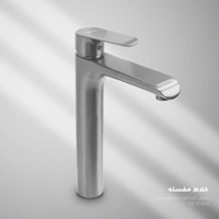 خلاط مغسلة طويل اتوماتيك- لون تيتانيوم