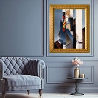 لوحة جدارية كلاسيكية مطبوعة ومغلفة بالزجاج - الفنا...