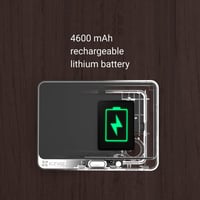 كاميرا عرض الباب الذكي واي فاي DP1C مع بطارية لاسل...