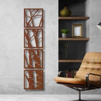 منحوتة خشبية لوحة ديكور نقشة جذع الشجره