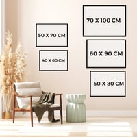 لوحة جدارية مطبوعة من اختيارك - اصنع عالم من اختيا...