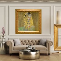 لوحة جدارية كلاسيكية مطبوعة ومغلفة بالزجاج - الفنا...