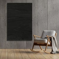 لوحة جدارية كنفاس مطبوعة وديكور فن تجريدي - لون أس...