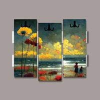 علاقات ملابس جدارية اكريلك - علاقات ديكور ولوحات ف...