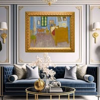 لوحة جدارية كلاسيكية مطبوعة ومغلفة بالزجاج - الفنا...