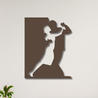 منحوتة خشبية لوحة ديكور الرقصة الأخيرة