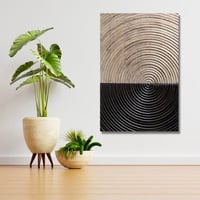 لوحة جدارية مطبوعة على لوح خشب MDF بنقش الفن التجر...