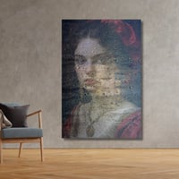 لوحة جدارية مطبوعة وديكور مجموعة الغموض