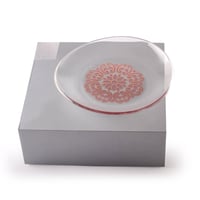 طقم صحون زجاجية مذهبة فاخرة بزخرفة انيقة مستوحاة م...