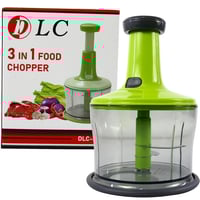 مفرمة يدوية خضار ولحوم متعددة الوظائف 3 في 1 شفرات...