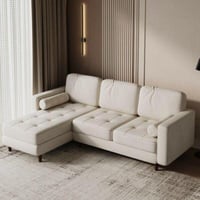 كنب زاوية تصميم مودرن - اوف وايت