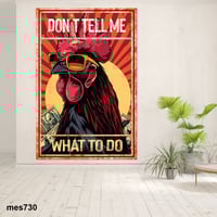 لوحة جدارية مطبوعة على لوح خشب MDF - ديك