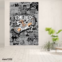 لوحة جدارية مطبوعة على لوح اكريلك من انمي One Piec...