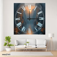 ساعة حائط أكريليك مربعة – بوابة الضوء الجبلي