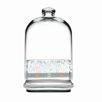 تمرية زجاجية مذهبة فاخرة بزخرفة عريقة من الخط العر...