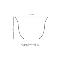 طقم فناجين قهوة عربية زجاج مذهب بتصميم عصري