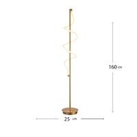 اضاءة ستاند ارضية ليد حلزوني مودرن تصميم عصري - لو...