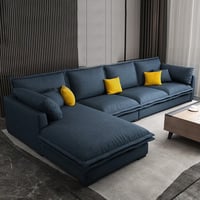 كنب زاوية مودرن - لون كحلي