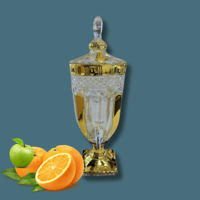 موزع عصير ومشروبات زجاجي كرستالي - 3 لتر