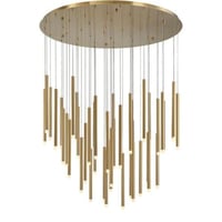 انارة سقف معلقة ثريا 60 تيوب تصميم مودرن لون ذهبي...