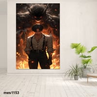 لوحة جدارية مطبوعة على لوح اكريلك من انمي هجوم الع...