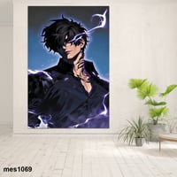 لوحة جدارية مطبوعة على لوح اكريلك من انمي سولو ليف...