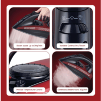 مكواة بخار قاعدة غير لاصقة من بلاك اند ديكر -2200...