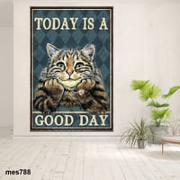 لوحة جدارية مطبوعة على لوح اكريلك - قطة