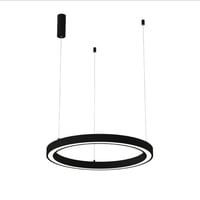 انارة سقف معلقة ثريا دائرية ديكورية المنيوم لون اس...