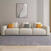 كنب 4 مقاعد مودرن للصاله اللون - اوف وايت