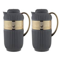 طقم ترمس حراري للقهوة والشاي من السيف - سعة 1 لتر...