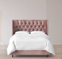 سرير  فندقي مودرن بلوح رأسي تفصيل بمقاسات متعددة