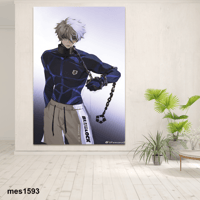 لوحة جدارية مطبوعة على لوح اكريلك من انمي Blue Loc...