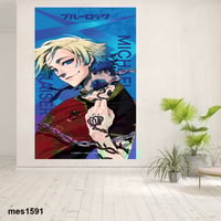 لوحة جدارية مطبوعة على لوح اكريلك من انمي Blue Loc...