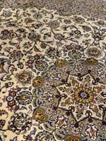 سجاد ايراني صوف كاشان - صناعة و نسيج يدوي | مقاس:...