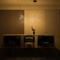 اضاءة سقف - ثريا معلقة ليد دوائر تصميم مودرن