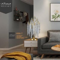 اضاءة ستاند ابجورة كريستال مودرن بتصميم عصري
