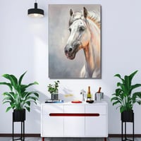 لوحة جدارية مطبوعة على لوح اكريلك الخيل