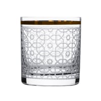 طقم كاسات عصير مذهب بزخرفة فاخرة مستوحاة من الفنون...